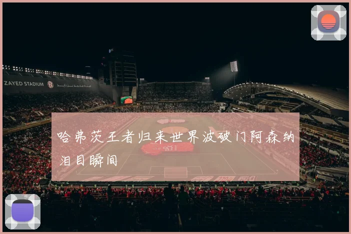 哈弗茨王者归来世界波破门阿森纳泪目瞬间